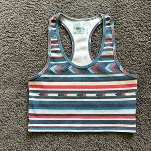Women’s western racerback crop tank-Size M